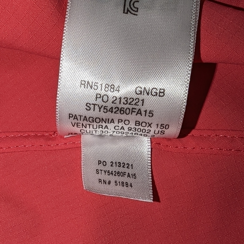 Patagonia Long Sleeved Sol Patrol Shirt, Pink, size extra large XL Patagonia - Picture 8 of 12